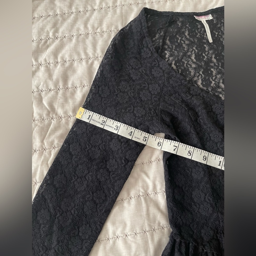 NWOT Black Free People Lace Slip Dress - Picture 9 of 10